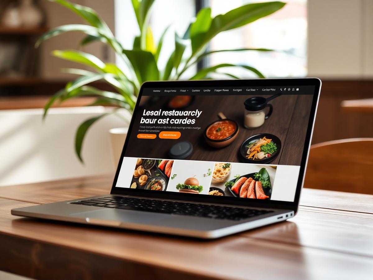 Corner Table website mockup